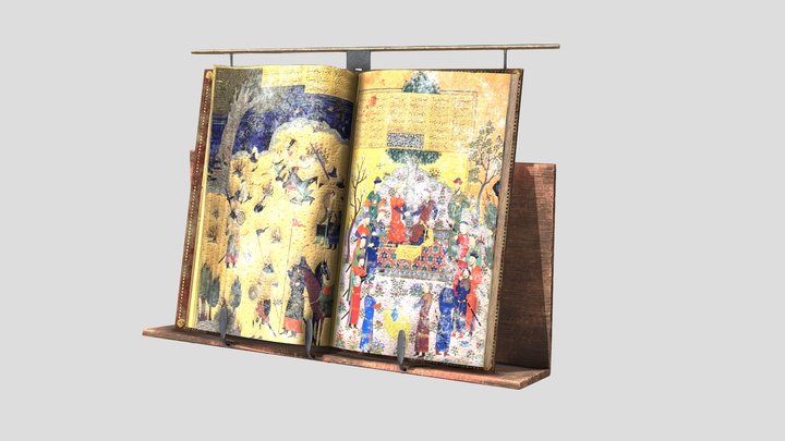 book old persian 3D Model