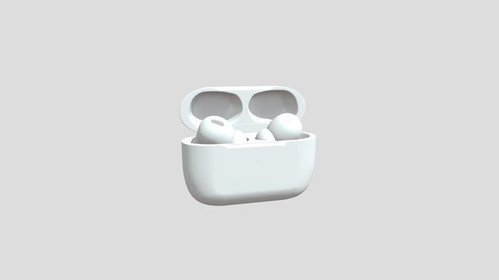 Airpods- Pro- Opened 3D Model