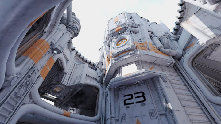 Unreal Tournament - Outpost 23 - Arena 3D Model