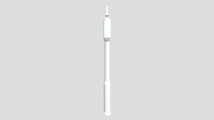 Blue axe_high 3D Model