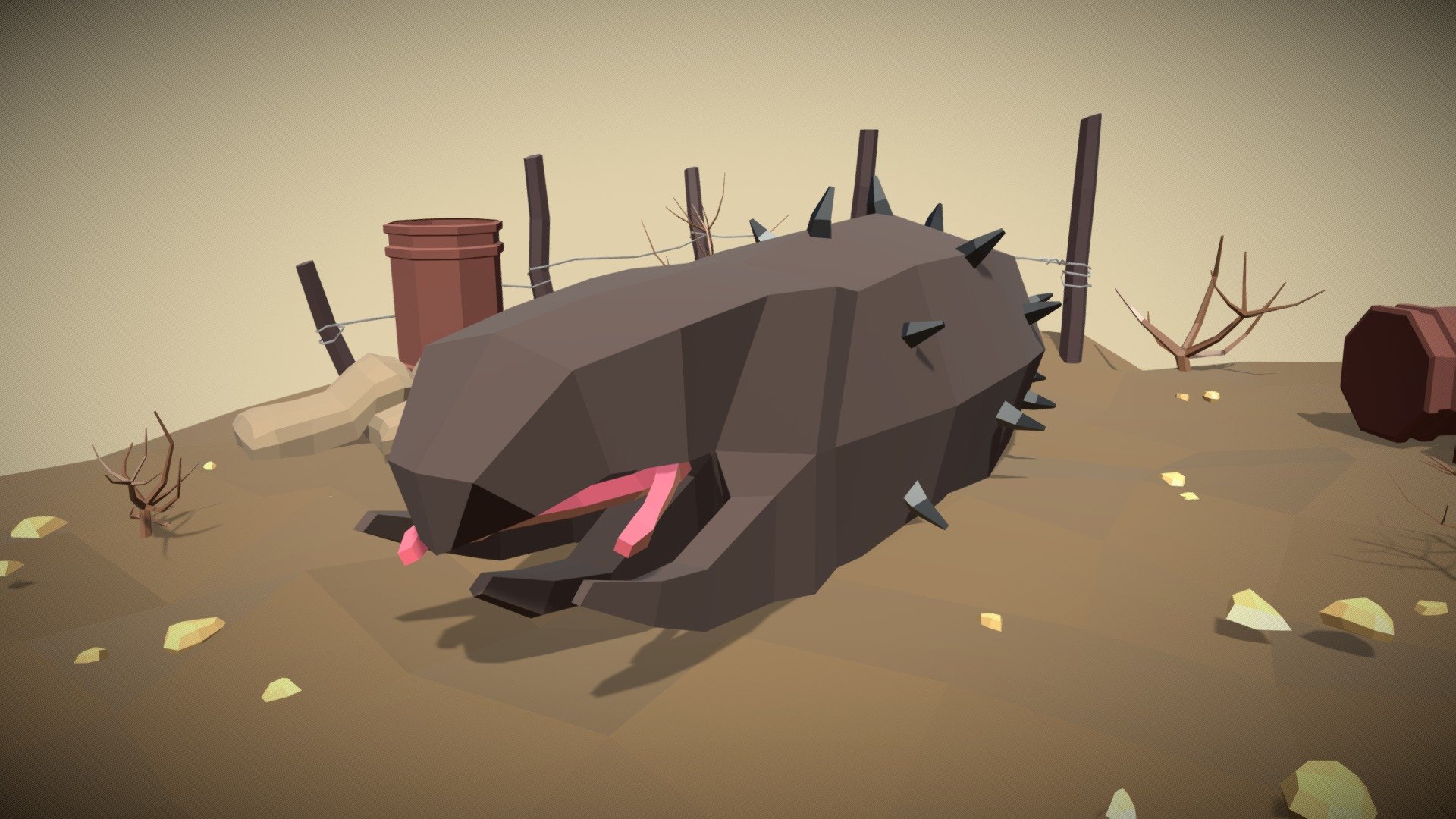 Tremors Low poly
