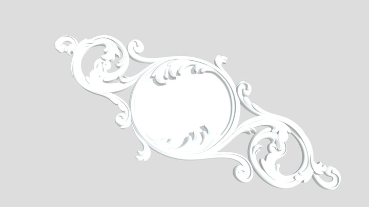 Mirror frame 01 3D Model