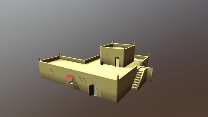 Middle Eastern Hut Kitset part 1 3D Model