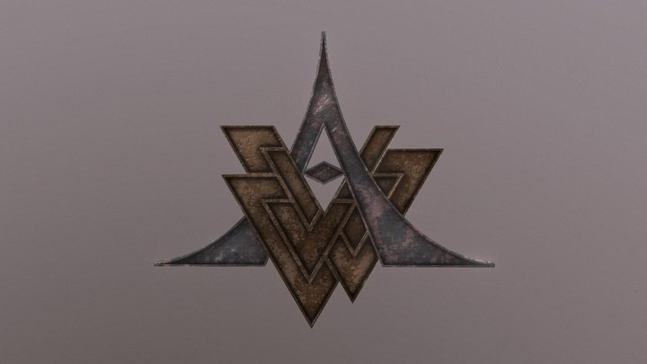 Themyscira Logo 2 3D Model