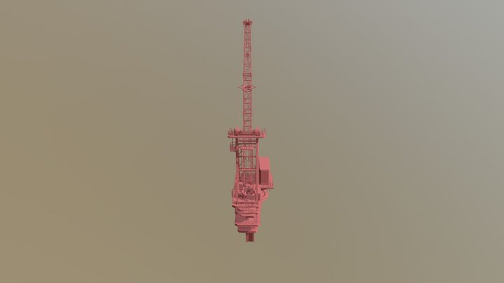 Tower Crane 3D Model