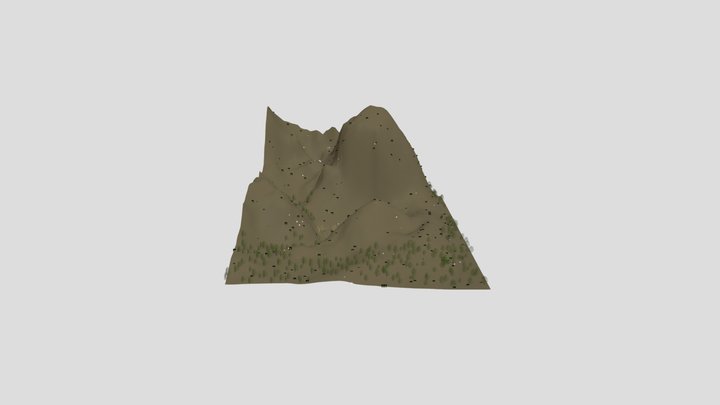 Landscape a Personal Portfolio Item. 3D Model