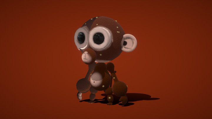Monkey Infected with Monkeypox Virus