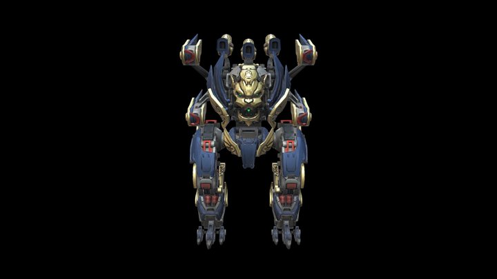 War Robots Warrior Typhon 3D Model