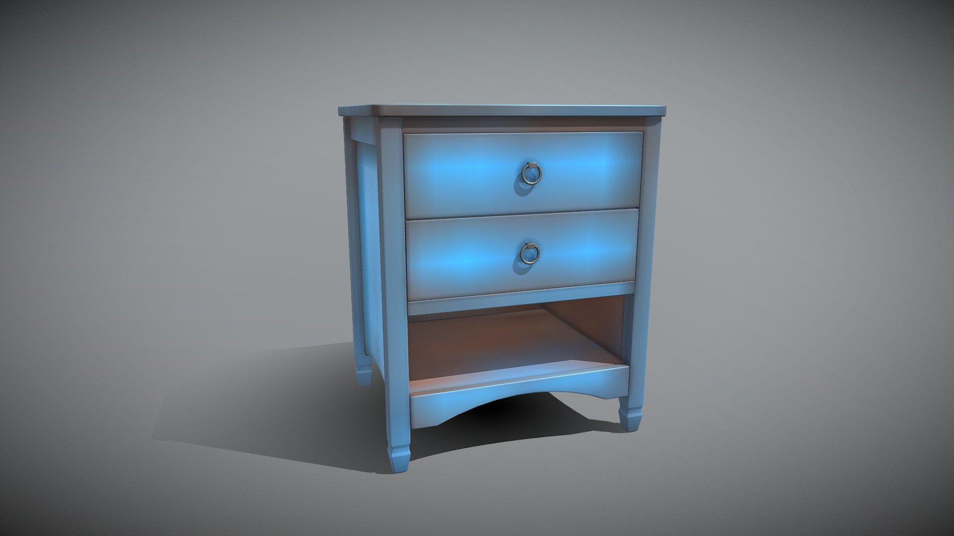 metal stylized table