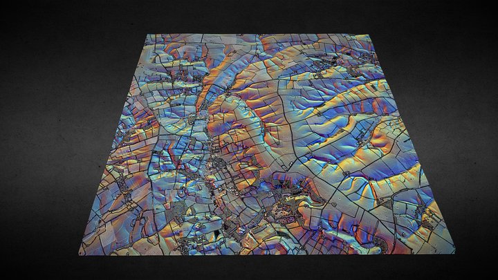 TF28 (Lincolnshire Wolds) - 3D lidar landscape