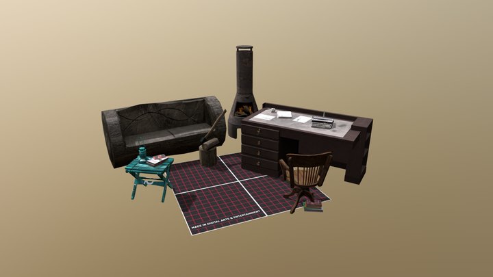 Forest loner - Texture 2 More detailed props 3D Model