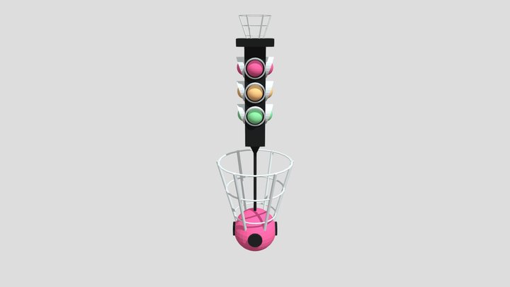 Trihuslab Traffic Light 3D Model