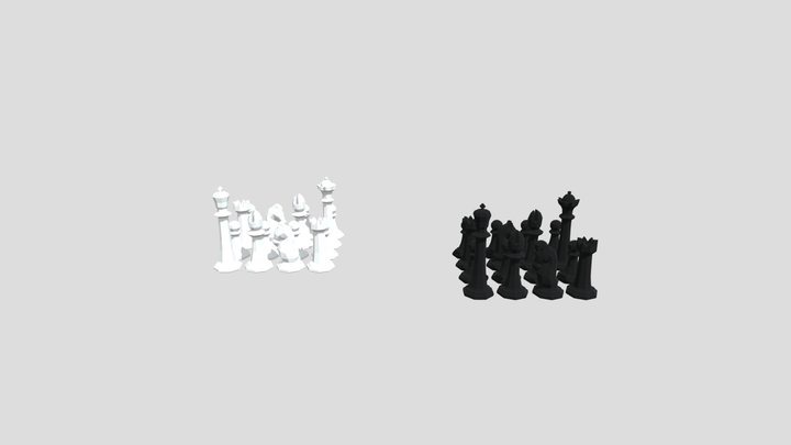 Chess Game 3D Model