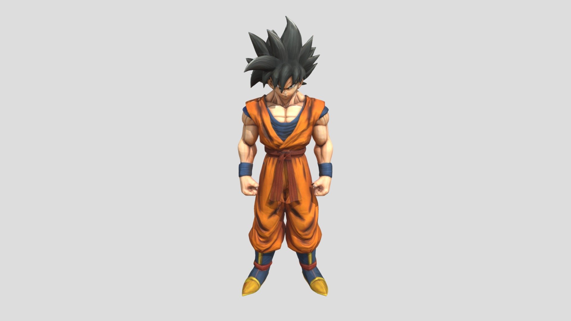 GOKU RECREATED - Download Free 3D model by yongtun [377a468] - Sketchfab