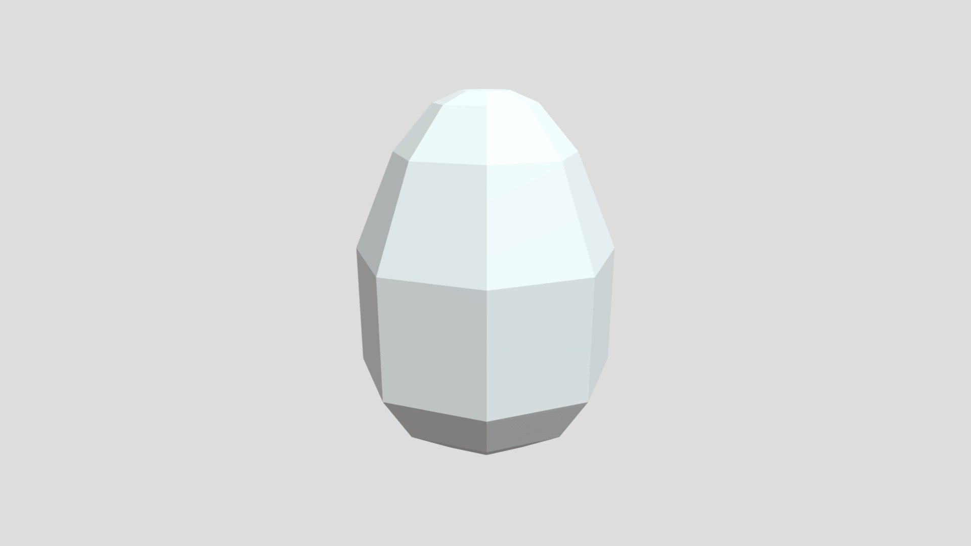 Egg from Poly by Google — Sketchfab embed 3D viewer