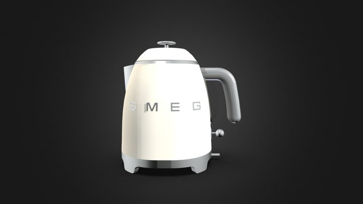 SMEG Mini Kettle - Cream KLF05CRUK 3D Model