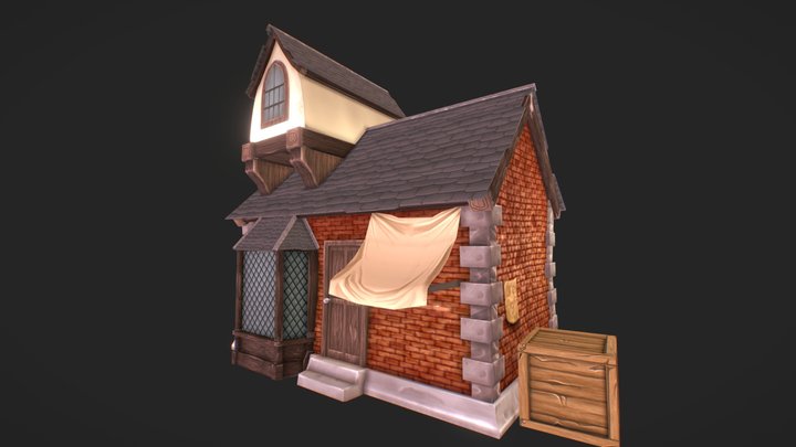 Casa Pueblo 3D Model