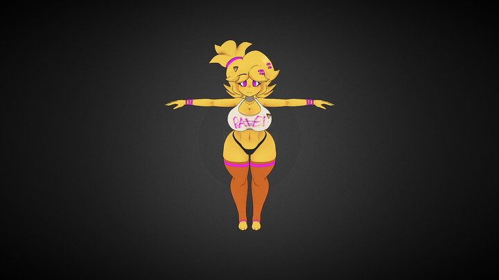fnaf chiku - A 3D model collection by sunthrkhaxo71 - Sketchfab