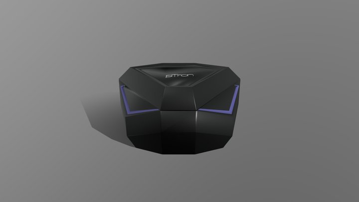 pTron Wireless Earbuds Charging Case | 3D Model