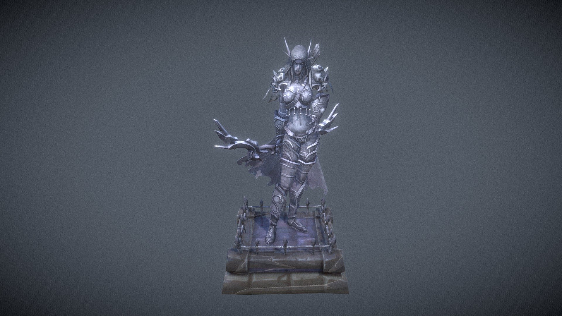 Sylvanas Statue World Of Warcraft