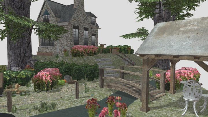 DAE Diorama - Grandma's house 3D Model