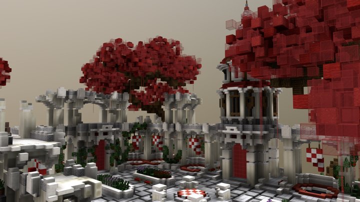 Red&White Hub 3D Model
