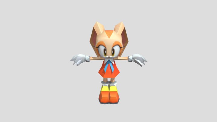 The Olympic Games - Cream The Rabbit 3D Model