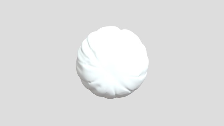 3D Printed Jack-o- Lantern 3D Model