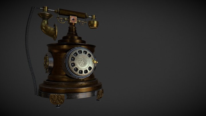 #Telephone 3D Model