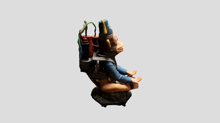 Bomb Monkey 3D Model