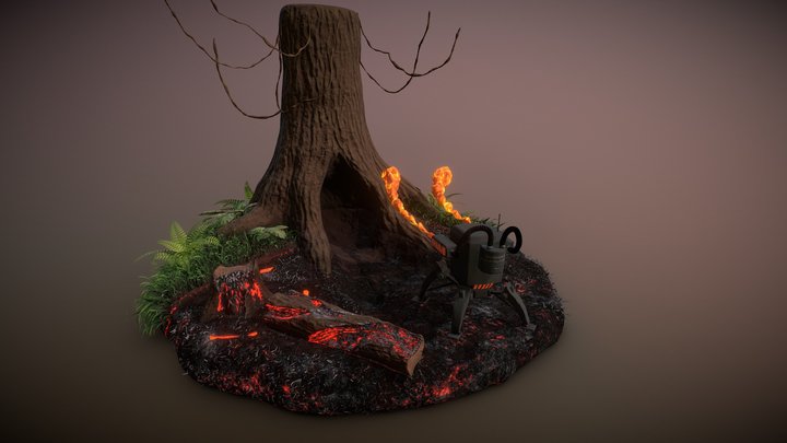 Ashes of Drinellia 3D Model