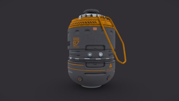 Grenade One 3D Model