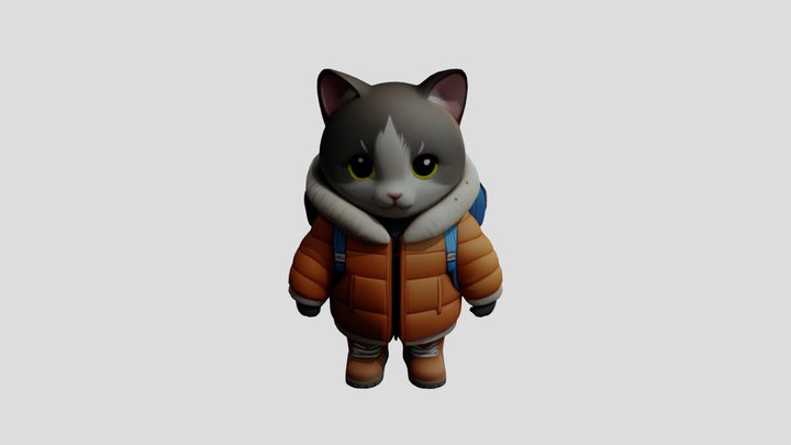 Cat [Trellis] 3D Model