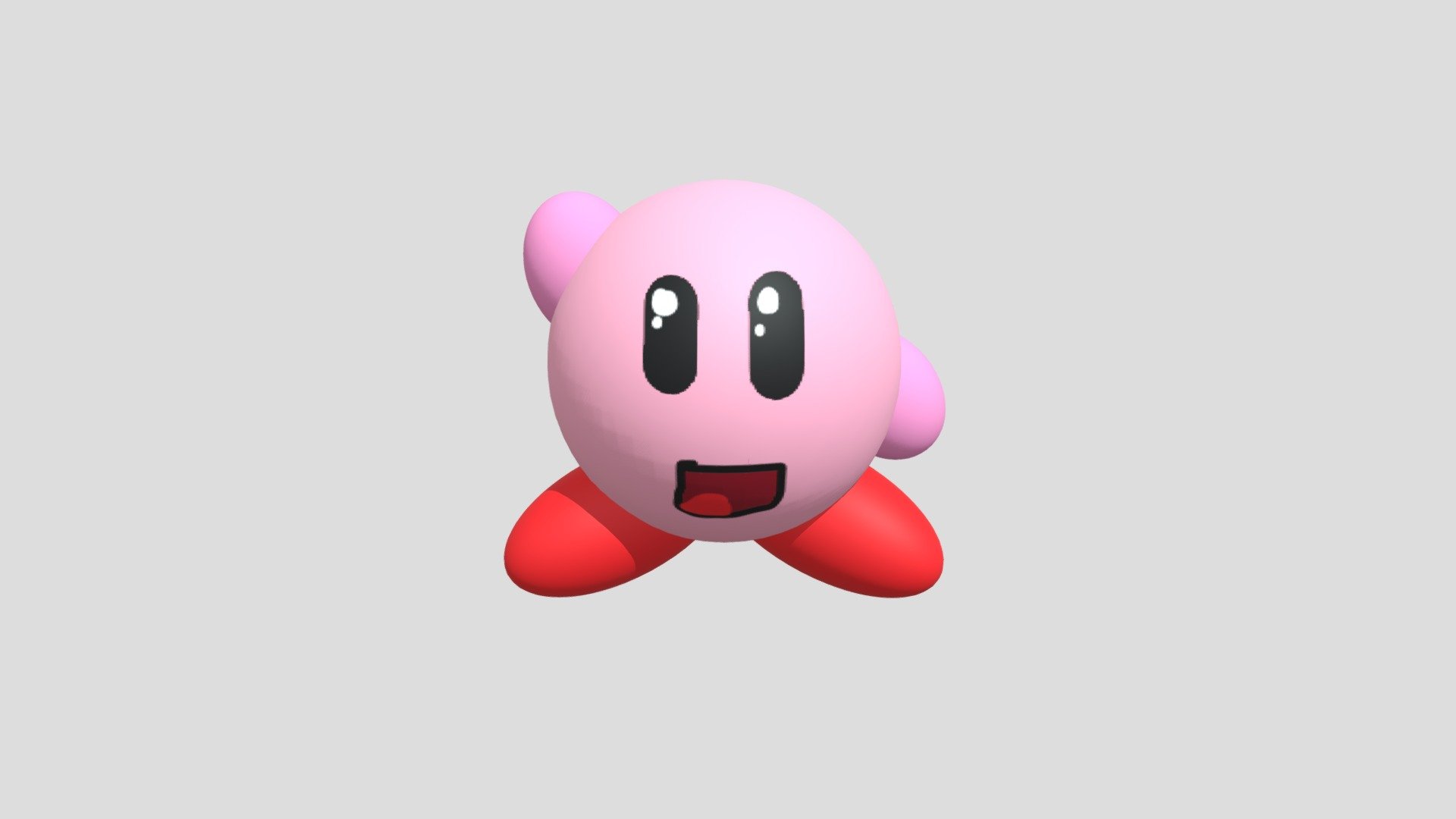 3D Kirby - Download Free 3D model by issacoryan [37847f9] - Sketchfab