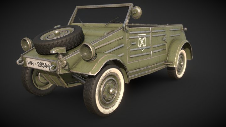 Volkswagen Typ-82 3D Model