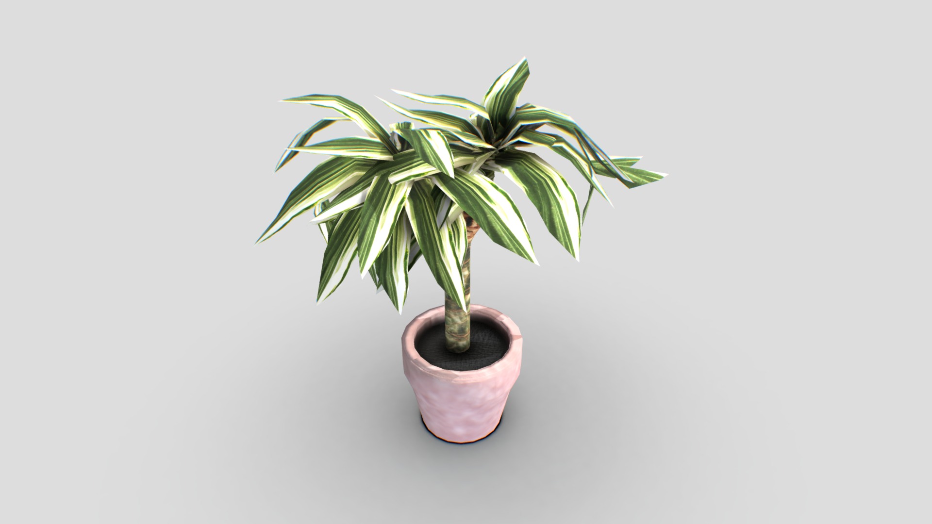 3D model Plant - This is a 3D model of the Plant. The 3D model is about a plant in a pot.