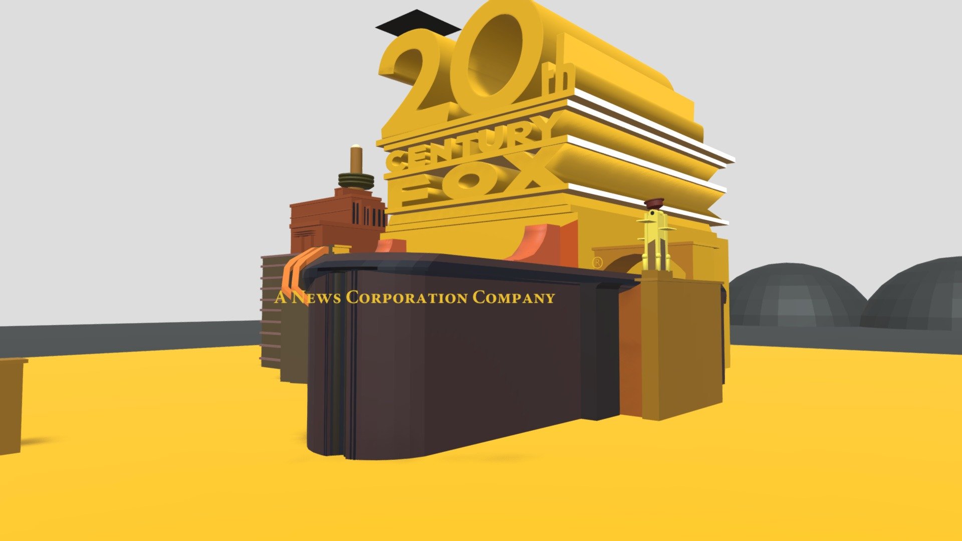 20th century fox history (made in sketchup) 