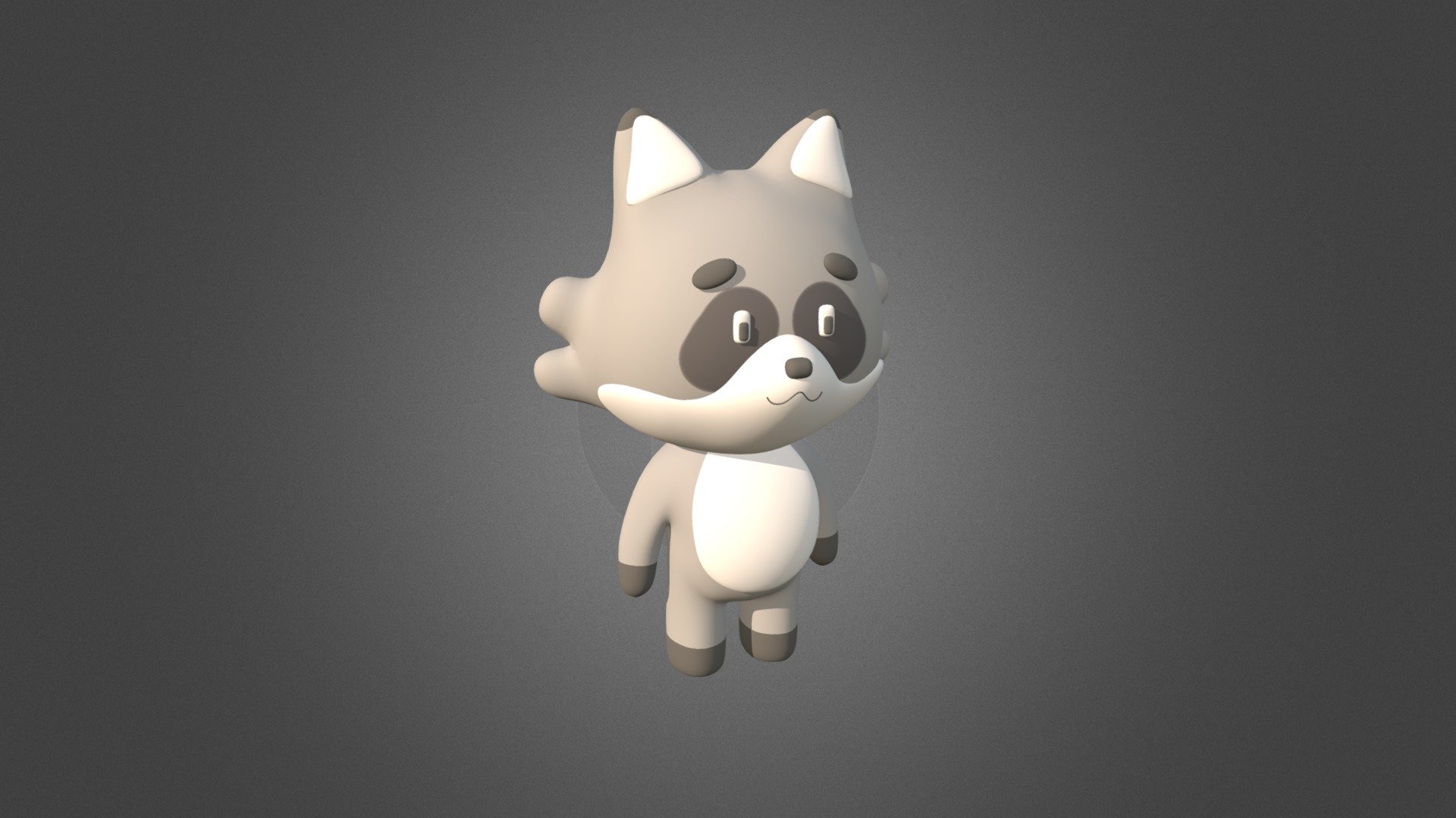 Raccoon - 3D model by egorsmodel [37853b5] - Sketchfab