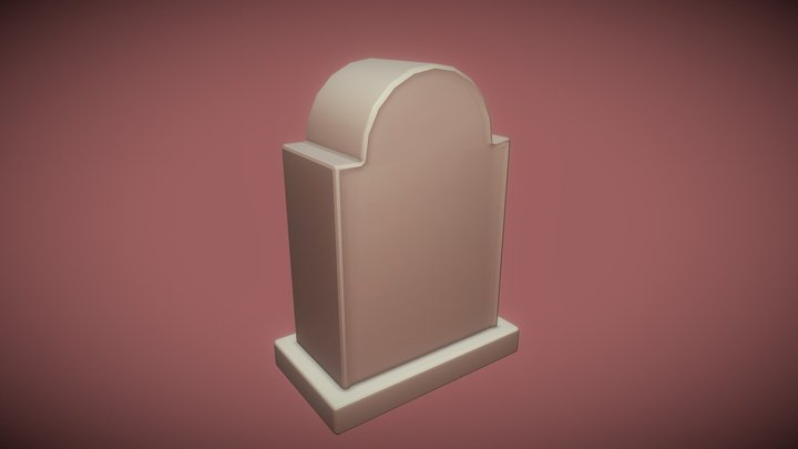Tomb Stone 3D Model