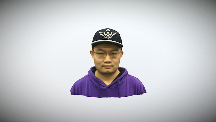 3D Face Scan of Self 3D Model