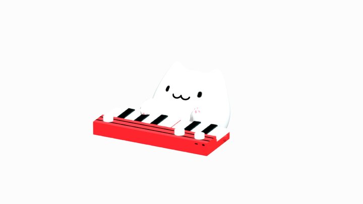 PianoCat 3D Model