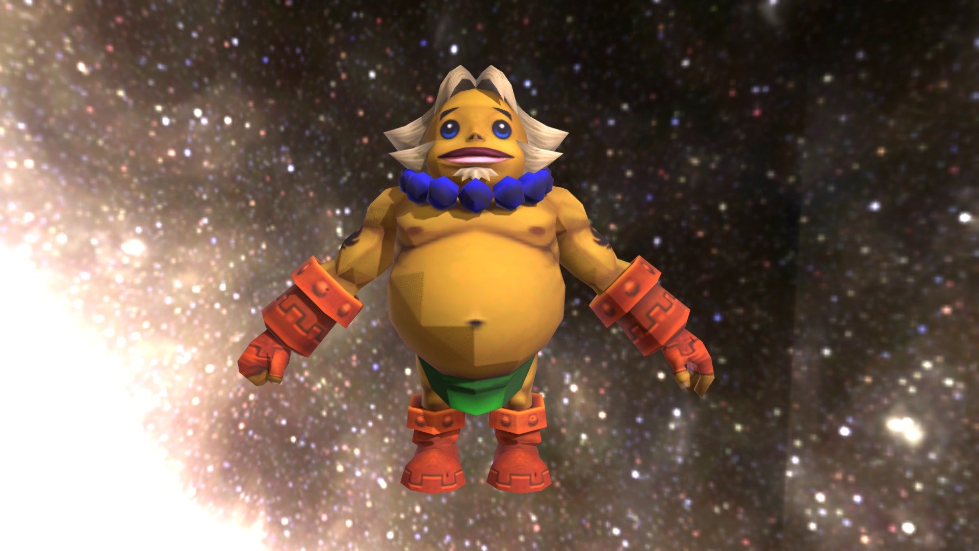 The Legend Of Zelda Majoras Mask 3D Link Goron - 3D model by spencer ...