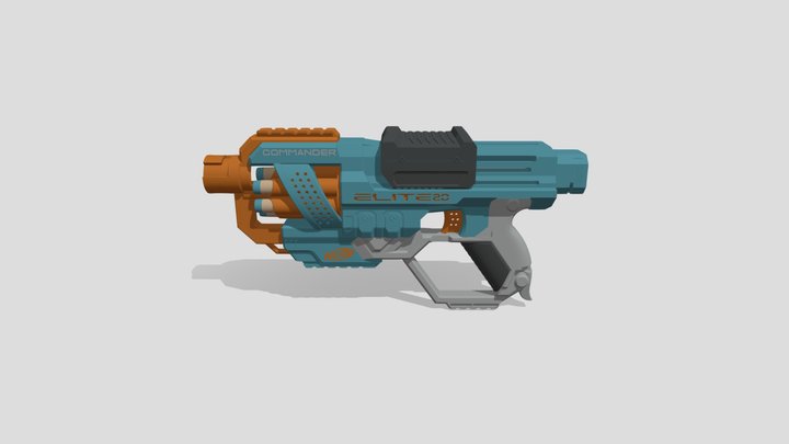 Nerf Commander SketchFab 3D Model