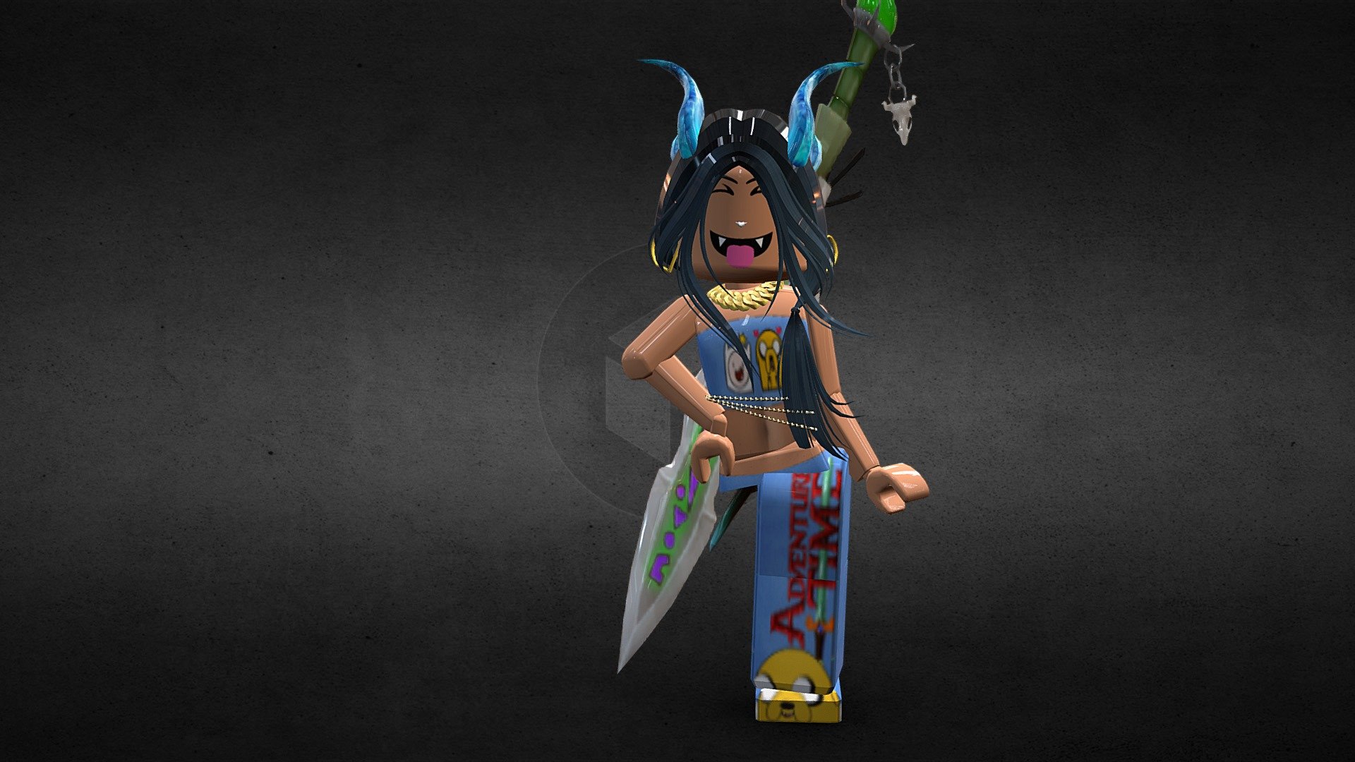 Avatar friend roblox - 3D model by grazyserpa13 [37883aa] - Sketchfab