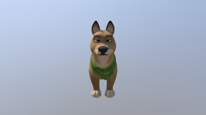 Fortnite Pet Dog 3D Model