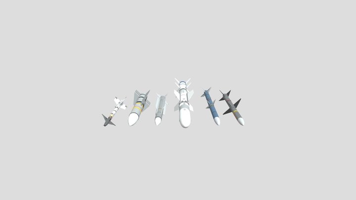 Missiles 3D Model