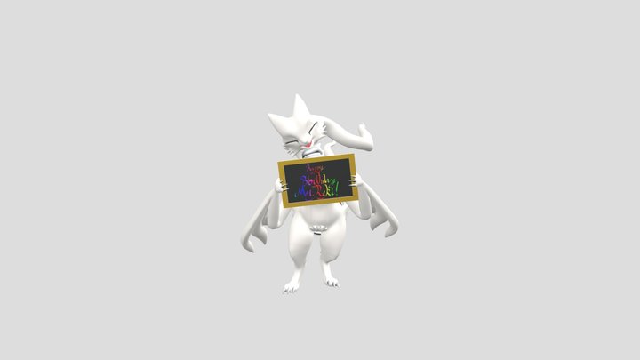 レキさん誕生日おめでとう！ 3D Model