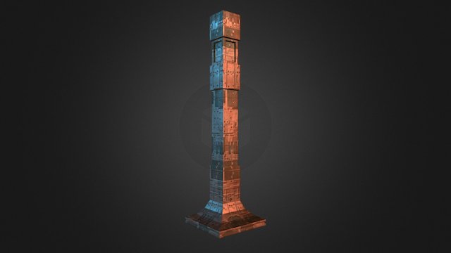 Steam Punk Pillar – Modello 3D gratuito STL