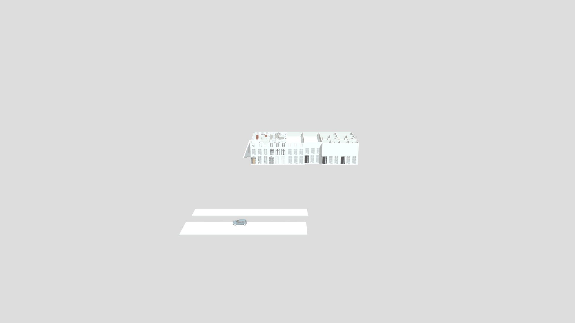 Brick townhouses
