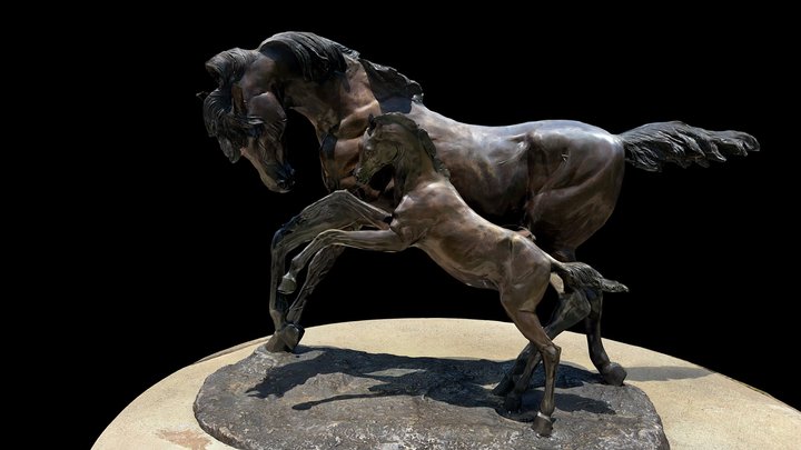 Horses – Modello 3D gratuito STL